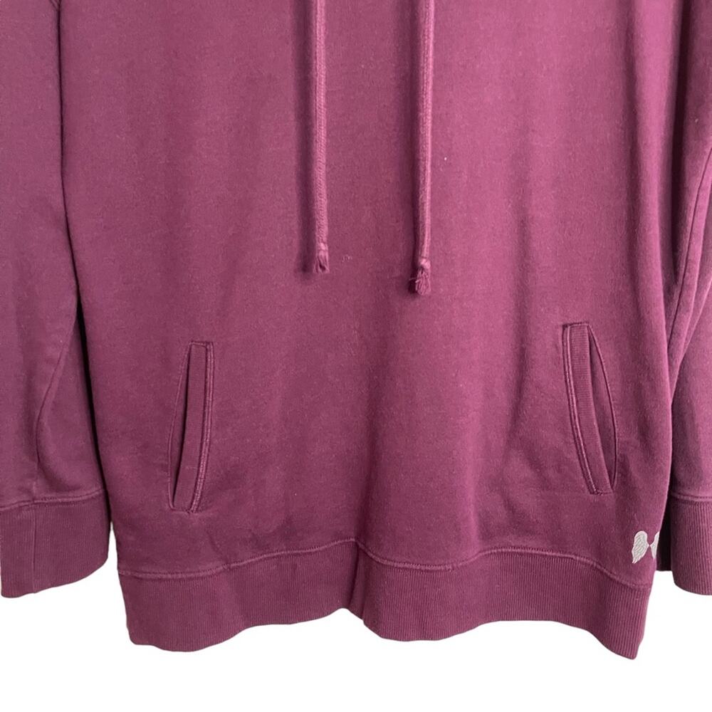 Victoria’s Secret VSX Angel Burgundy Cowl Neck Pullover Sweatshirt - Picture 5 of 8